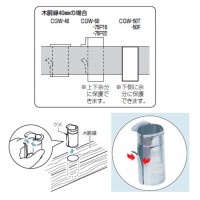 ケーブルガード(木胴縁用)CGW-60(400個価格)の2枚目