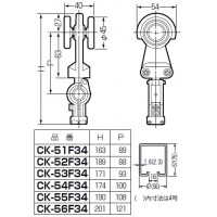 ケーブルカッシャー(ハンガーレール用)50F34型(CK-53F34) (1個価格)の2枚目