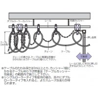 ケーブルカッシャー(Rブラケット組付け品) ブラケット3BR (1個価格) 受注生産品の2枚目