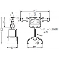 ケーブルカッシャー(アルミレール用)5500B型(1個価格) 受注生産品の2枚目