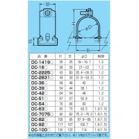 ダクトクリップ(ミルキーホワイト)DC-1419M (10個価格)の2枚目