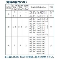 リングスリーブ(銅線用裸圧着スリーブ)最大使用電流30A 大 1箱10パック価格の2枚目