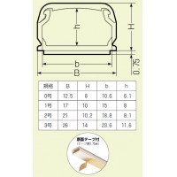 Eモール(テープ付)0号 ミルキーホワイト 10本価格の2枚目