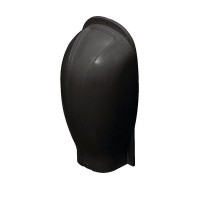 エアコン配管材ウォールカバー(70型) 黒 (1個価格)の1枚目