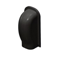 エアコン配管材ウォールカバー(70型Sタイプ) 黒 (1個価格)の1枚目