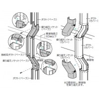 乗り越えソケット(70型)黒 (1個価格)の2枚目