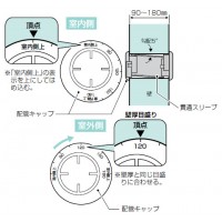 スロープ貫通スリーブセット (10組価格)の2枚目