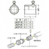 ジョイントCPアダプター (10個価格) 取寄品の2枚目