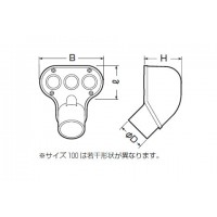 エントランスキャップ グレー(1個価格)の2枚目