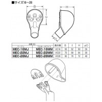 エントランスキャップ(セパレート)適合管VE16 ミルキーホワイト (1個価格)の2枚目