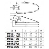 エンドカバー(Gタイプ・標準タイプ)PF管16用 MFSE-16GS (10個価格)の2枚目