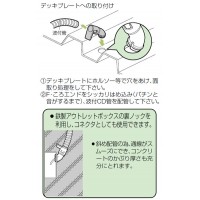 デッキプレート用Fコロエンド PF単層波付管22用 (10個価格)の3枚目