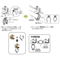 クリップ(ビス止めタイプ)溶融めっき仕様 PF管36用(20個価格)の3枚目