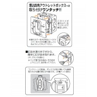 プラスチック製塗代カバー(ワンタッチタイプ)スイッチカバー2個用(10個価格)の3枚目