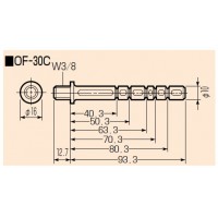 ツッパリボルト 適合壁厚120～150mm (10個価格)の2枚目