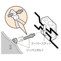 ツッパリボルト 適合壁厚120～150mm (10個価格)の3枚目