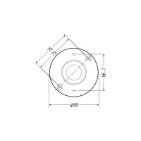 丸形ボックスカバー(器具用) 10個 取寄品の2枚目