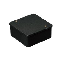 PVKボックス(中形四角浅型・ノック付)ブラック PVK-ANK (1個価格 