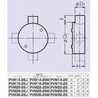 露出用丸形ボックス(平蓋・2方出)適合管VE14 ベージュ PVM14-2SJ (20個価格)の2枚目