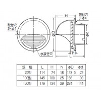 パイプフード(丸型)チョコレート 100型(1個価格)の2枚目