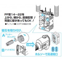 台付スライドボックス(3ヶ用セパレータ付・標準品36mm) (20個価格)の3枚目