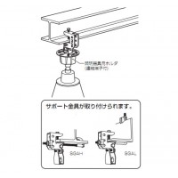 H・L・C形鋼用(金属製丸形フランジ付・電気亜鉛めっき仕様) (1個価格)の3枚目