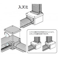 分岐ボックス(入ズミ)トラフレキ125用(1個価格) ※受注生産品の3枚目