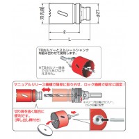 TBホルソー 刃先径16mm(1箱・(20個価格) 取寄品の2枚目