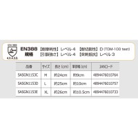 耐切創ニトリルグローブ LLサイズ 12双 耐切創手袋 セーフシャープ EN388規格の4枚目