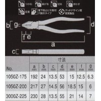 電工パワーペンチ 225mmの2枚目