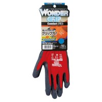 WONDER GRIP 天然ゴムコーティング手袋 コンフォート レッド(Mサイズ) 取寄品の2枚目