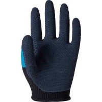 WORK GLOVES 天然ゴムコーティング手袋 ラジアルブレス ショート Mサイズ ブラック&ブルー 10双価格 取寄品の3枚目