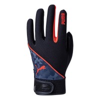 WORK GLOVES Craft Master 合成皮革手袋 ブラック×レッド Mサイズ 5双価格 取寄品の2枚目