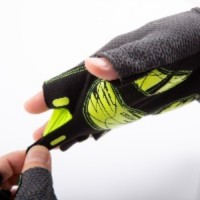 作業手袋 G-BOOST SHOCK GUARD フィンガーカット スチールグレー(Lサイズ) 5双価格 取寄品の5枚目