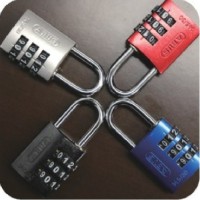 ABUS ナンバー式南京錠 145-BigDシリーズ ブラック 取寄品の3枚目