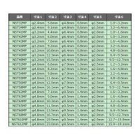 ブラインドリベット 丸頭 3.2mm 適正かしめ板厚1.0～1.6mm 45本入 取寄品の3枚目